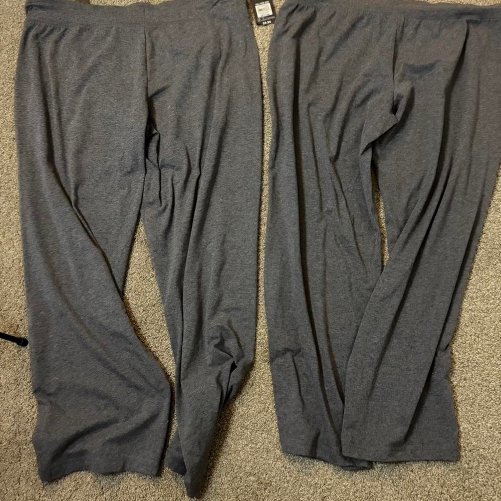 Plus Size Kids Gray Athletic Cotton & Polyester Sweatpants 2-piece Bundle